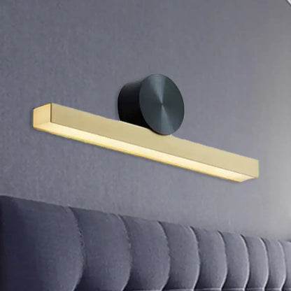 DecorBites™ DecorBites™ Modern LED Metallic Wall Sconce Lamp with Brass Finish and White/Warm Light