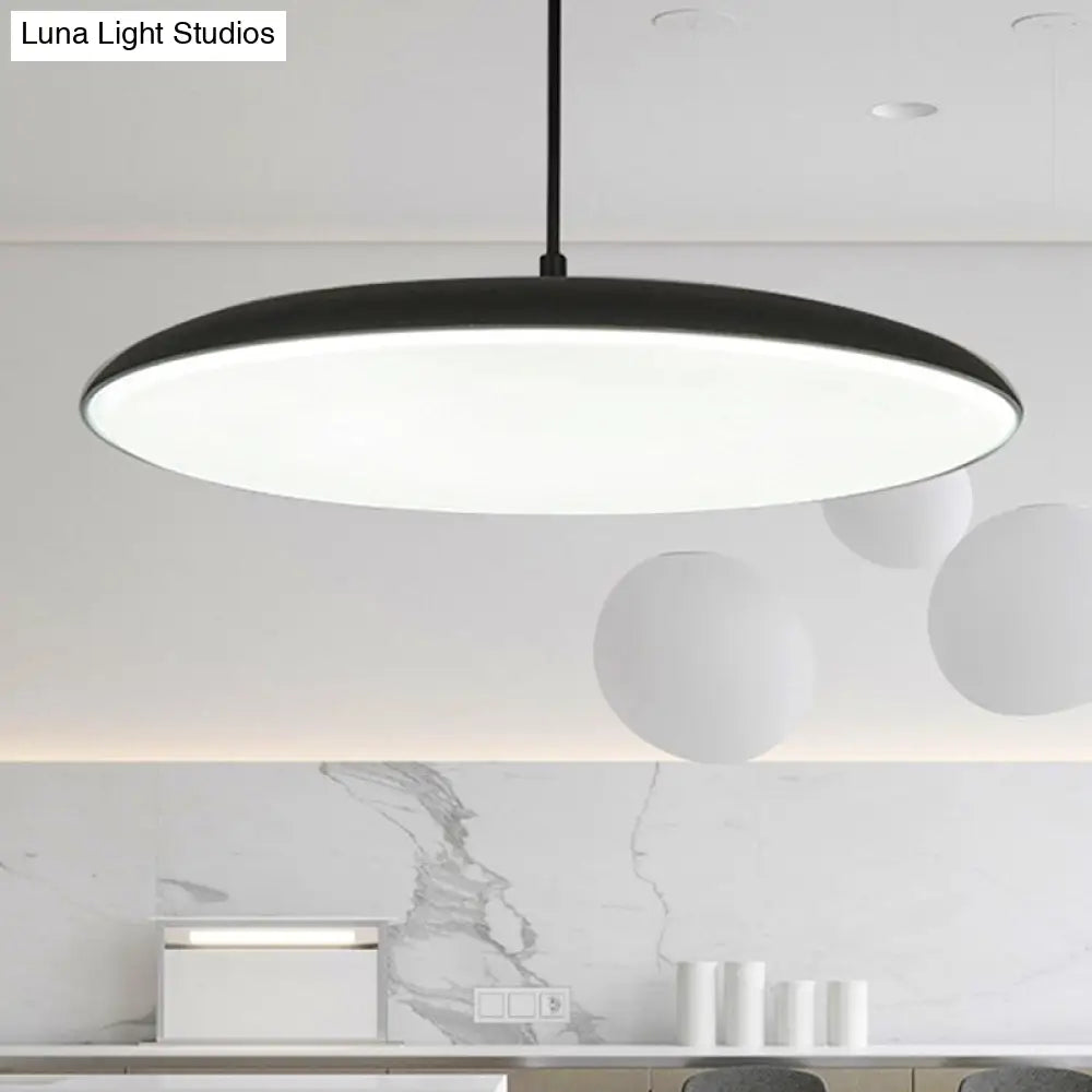 Modern LED Pendant Metal Dining Room Ceiling Light with Acrylic Diffuser