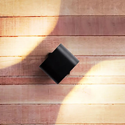 DecorBites™ DecorBites™ Modern LED Round Edge Wall Sconce Light – Simple Metal, Mountable in Black, Grey, or White - Ideal for Corridors