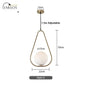 Modern LED Round Glass Ball Pendant Lights Iron E14 Pendant Lamps Hanging Light Fixture for Living Room Bedroom Dining Room