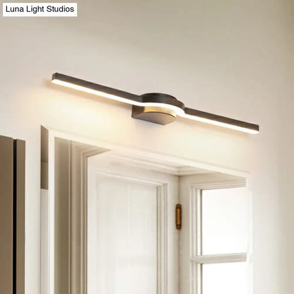 DecorBites™ DecorBites™ Modern LED Vanity Lighting Fixture - Simplicity Linear Acrylic Bathroom Wall Sconce