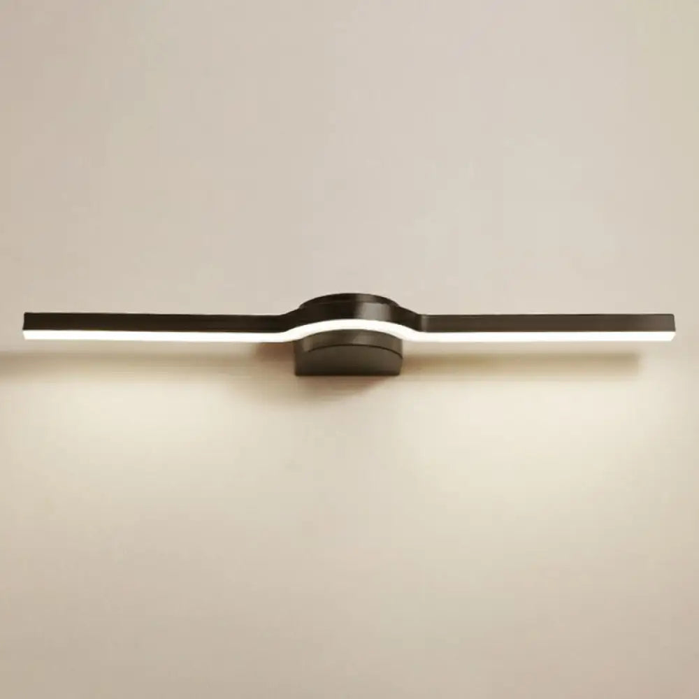 DecorBites™ DecorBites™ Modern LED Vanity Lighting Fixture - Simplicity Linear Acrylic Bathroom Wall Sconce