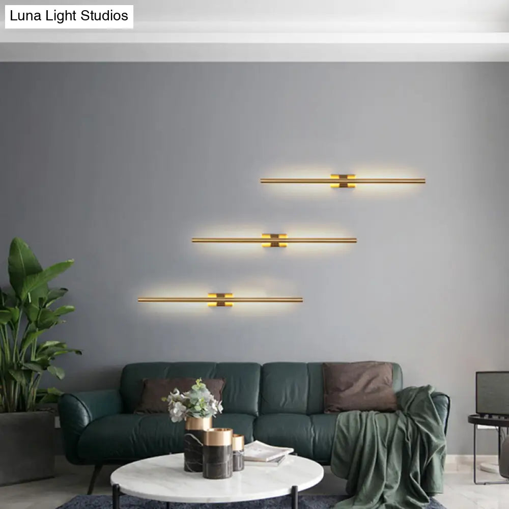 DecorBites™ DecorBites™ Modern LED Wall Mount Light - Linear Shape, Acrylic Design for Living Room