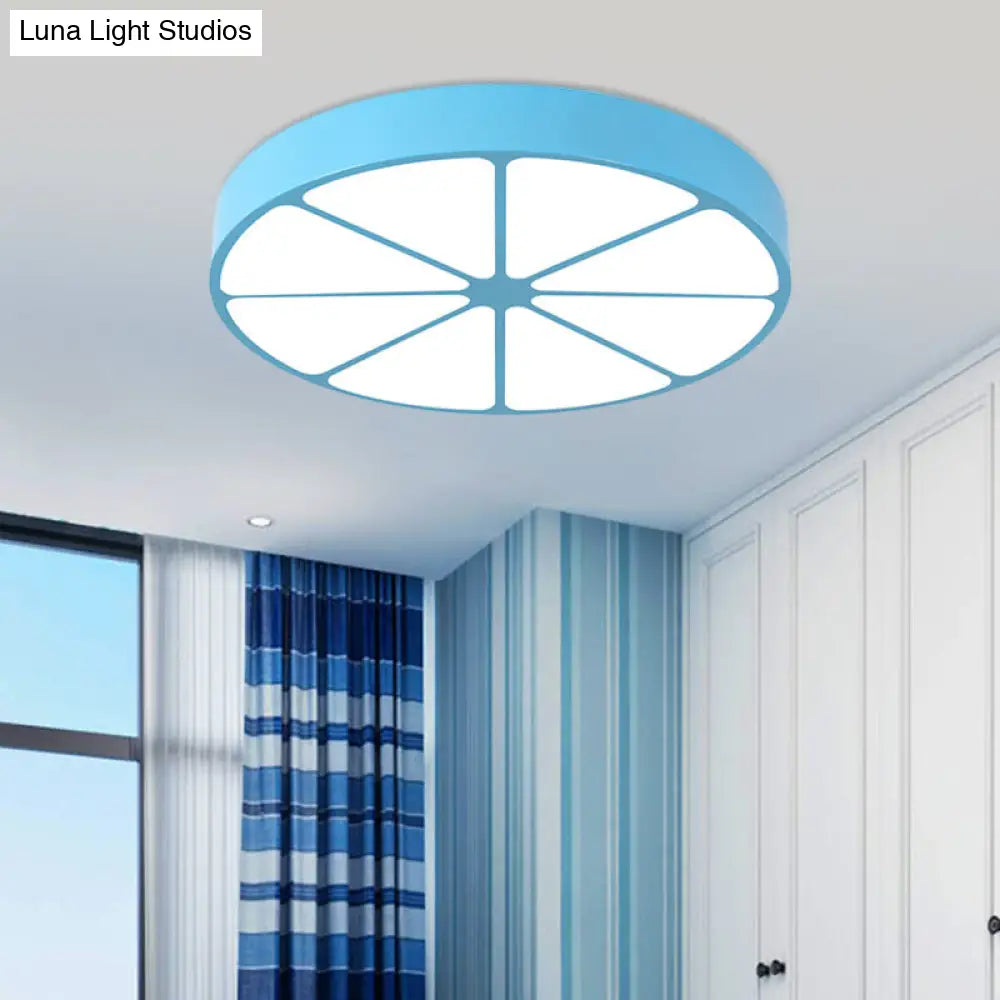 DecorBites™ DecorBites™ Modern Lemon Flat Ceiling Light for Kindergarten Classrooms