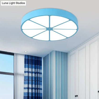 DecorBites™ DecorBites™ Modern Lemon Flat Ceiling Light for Kindergarten Classrooms