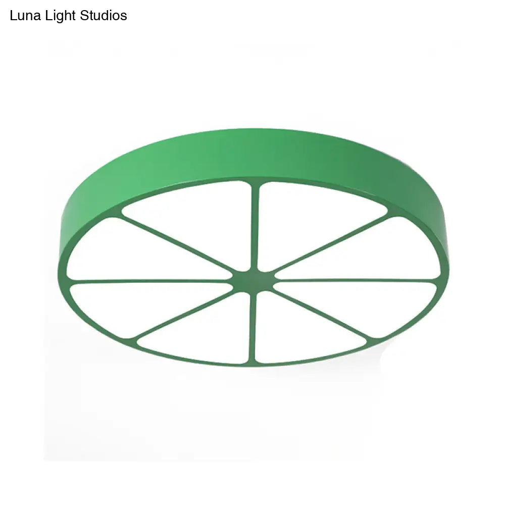 DecorBites™ DecorBites™ Modern Lemon Flat Ceiling Light for Kindergarten Classrooms