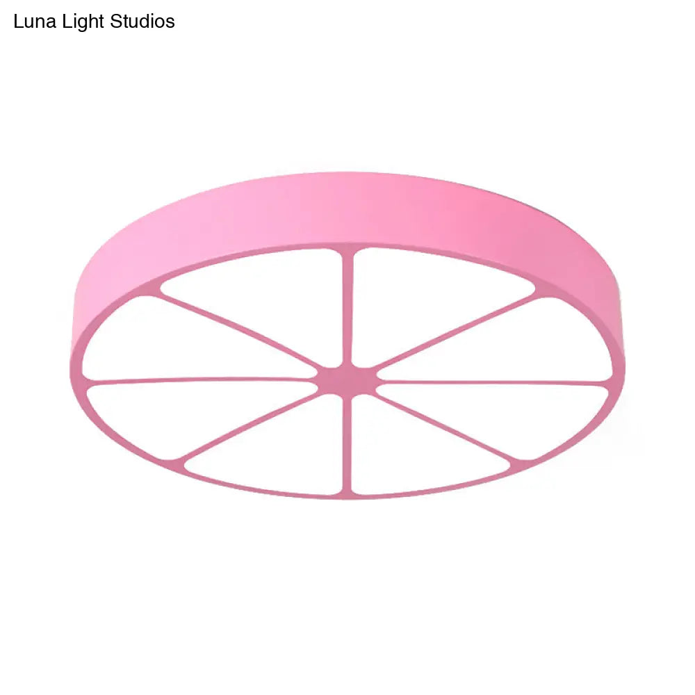 DecorBites™ DecorBites™ Modern Lemon Flat Ceiling Light for Kindergarten Classrooms