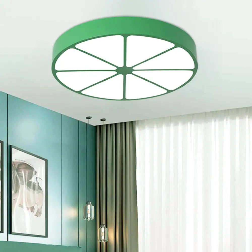 DecorBites™ DecorBites™ Modern Lemon Flat Ceiling Light for Kindergarten Classrooms