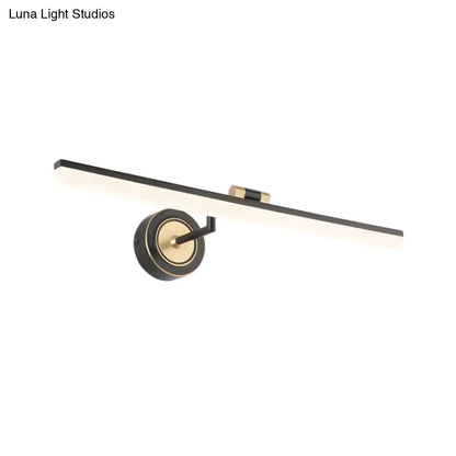DecorBites™ DecorBites™ Modern Linear LED Bathroom Vanity Light Fixture in Black/Gold - Minimalist Wall Lighting