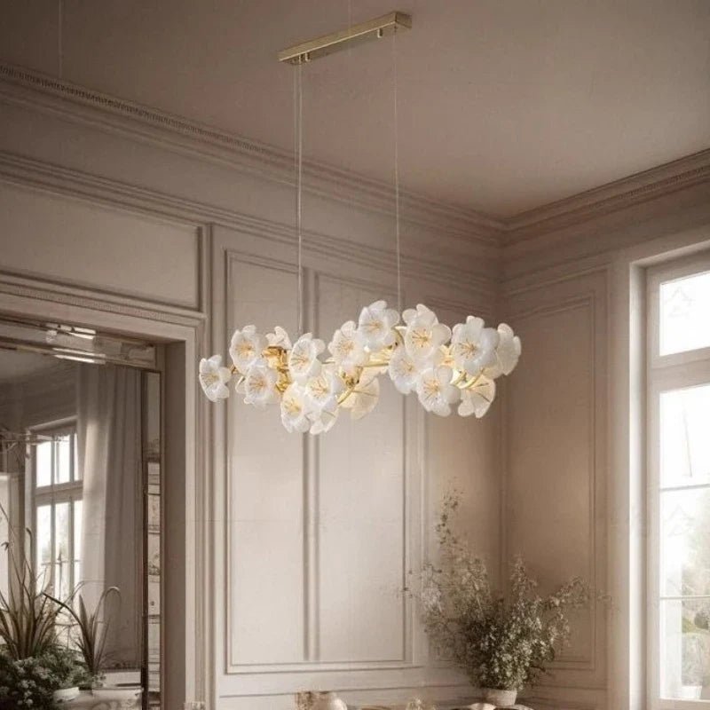 Modern Linear Metal Pendant Light for Kitchen Island - Decorbites