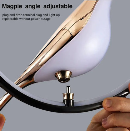 Modern Magpie Bird LED Pendant Lights
