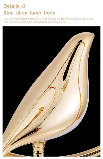 Modern Magpie Bird LED Pendant Lights