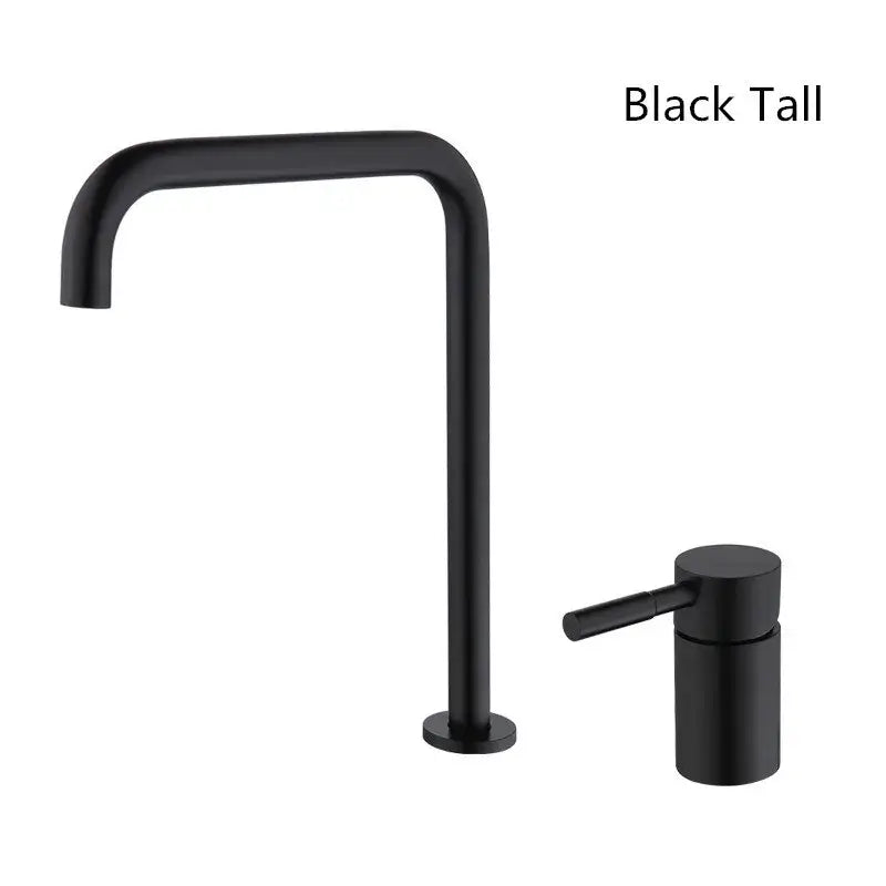 Modern matte black basin faucet with sleek design and matte finish for bathroom sink decorbites black basin faucet