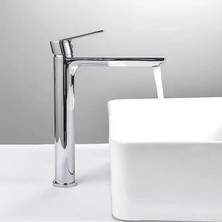 Modern matte black basin faucet with ceramic valve core featuring short tap styles and a sleek minimalist handle