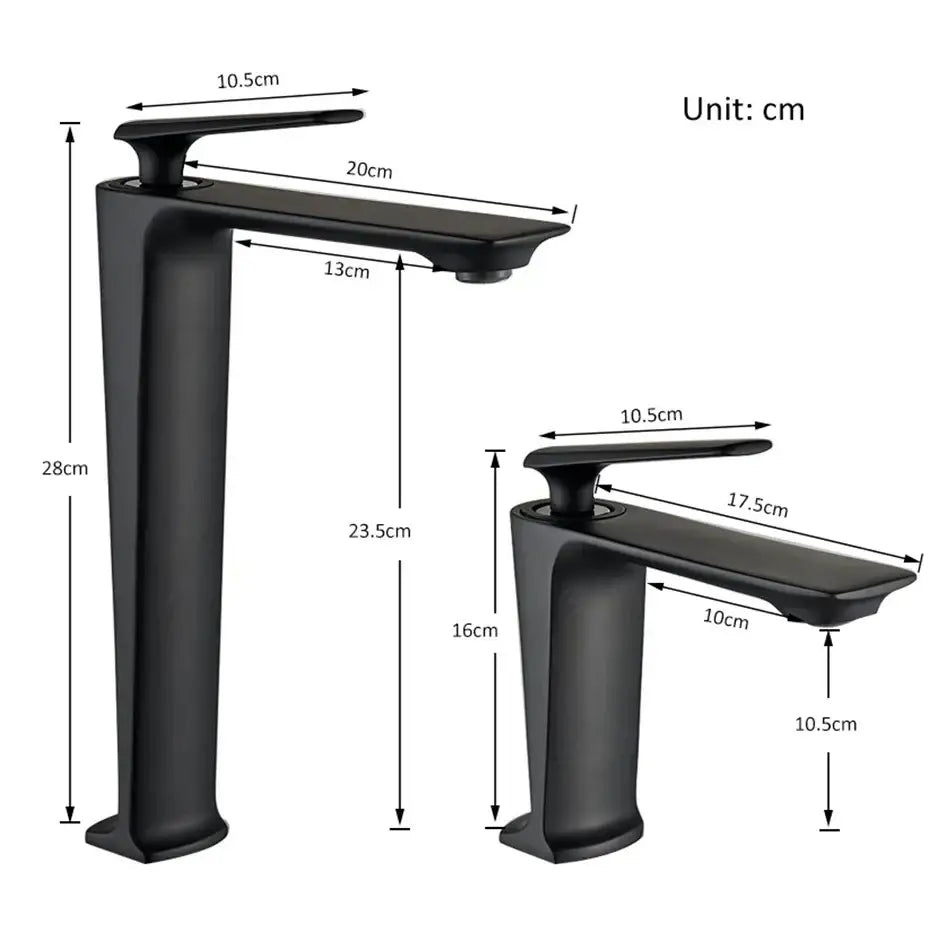 Modern matte black basin mixer bathroom vanity tap with sleek black matte finish and integrated handle decorbites black basin