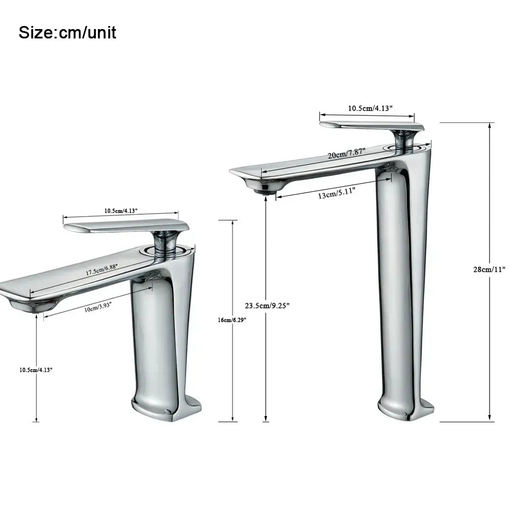 Modern matte black brass bathroom sink faucet with a chrome-finished waterfall spout for decorbites black brass sink decor