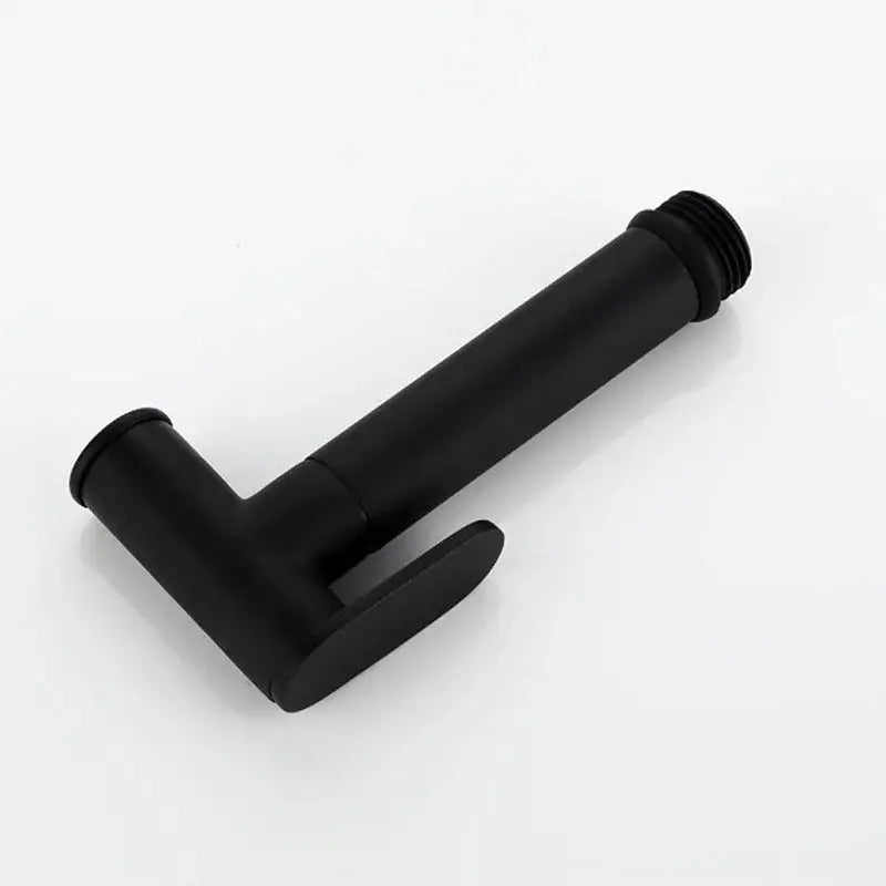 Modern matte black brass bidet faucet handheld sprayer with sleek design for bathroom use by decorbites brass bidet