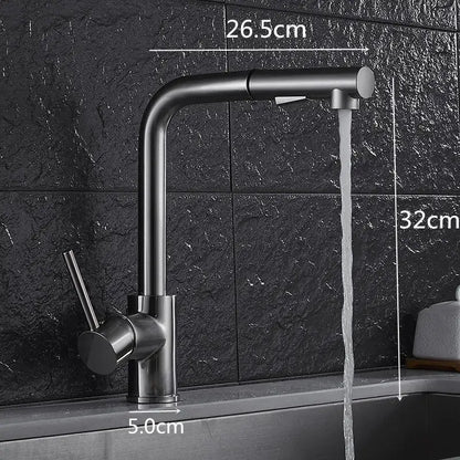 Modern matte black brass brushed nickel kitchen faucet with sleek curved design and pull down spray for decorbites brass brushed