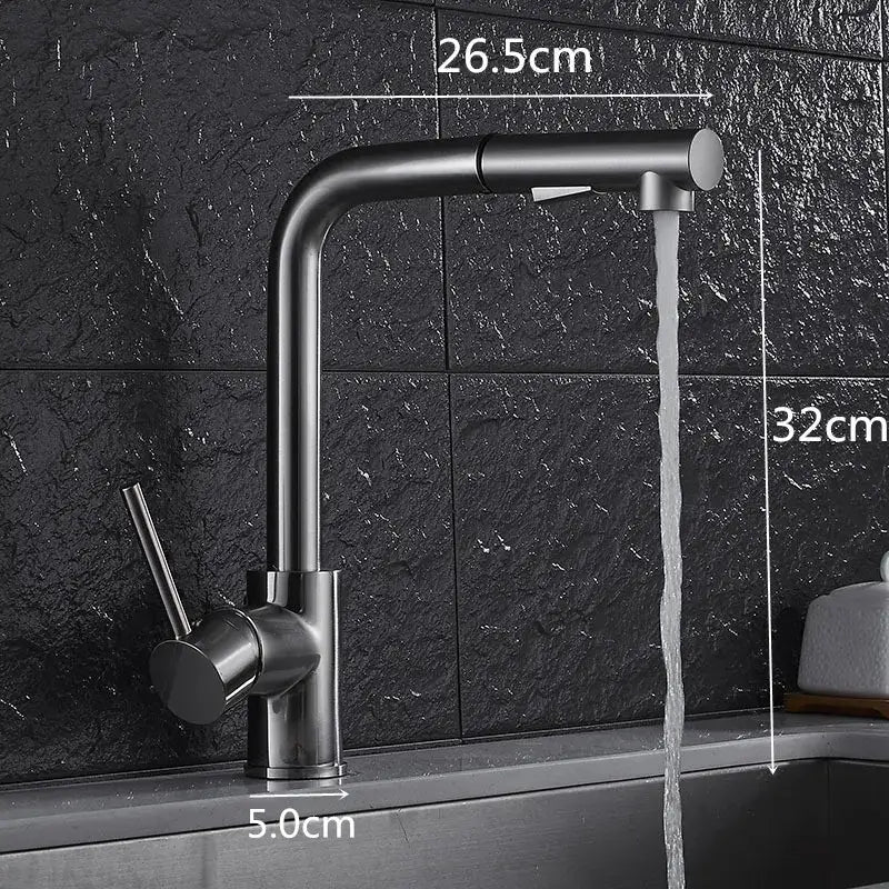 Modern matte black brass brushed nickel kitchen faucet with sleek curved design and pull down spray for decorbites brass brushed