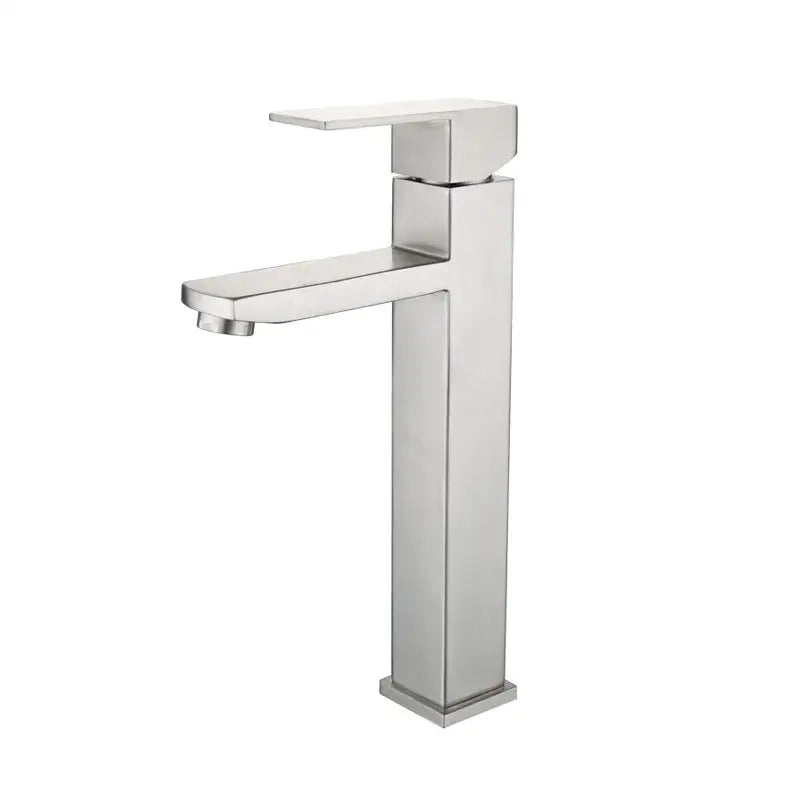 Modern matte black brushed tall basin sink faucet with sleek stainless steel brushed tall design for bathroom decorbites brushed tall