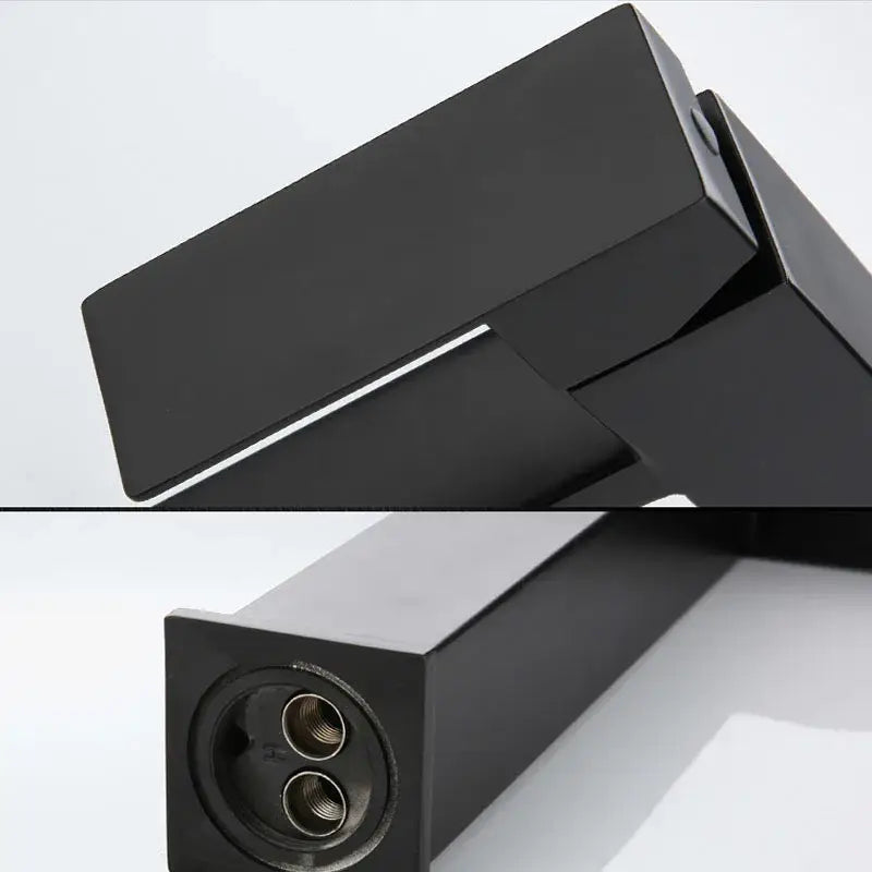 Black matte-finished brushed tall basin sink faucet with modern minimalist design for bathroom decorbites brushed tall use