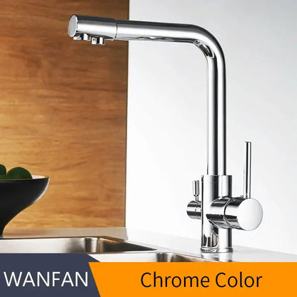 Modern chrome finished wanfan kitchen faucet with sleek design and pull-down spout for decorbites kitchen faucet mixer