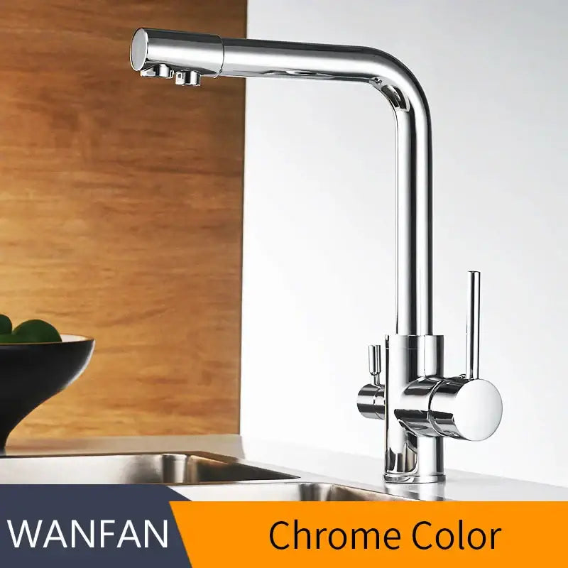 Modern chrome finished wanfan kitchen faucet with sleek design and pull-down spout for decorbites kitchen faucet mixer