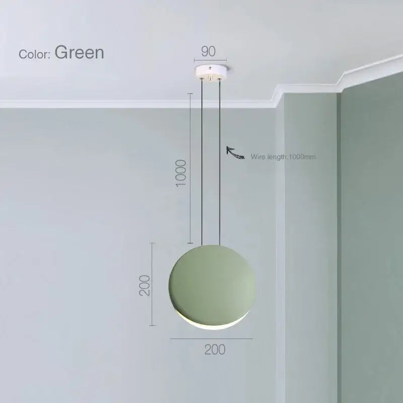 A modern matte black and muted green crescent moon chandelier with a minimalist frosted glass pendant light decorbites crescent moon