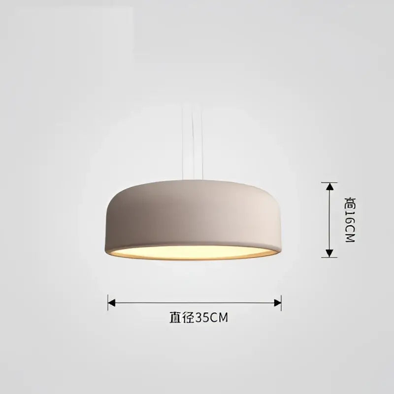 Modern matte beige ceramic pendant light with warm glow for living room decorbites colorful macaron ceiling chandelier