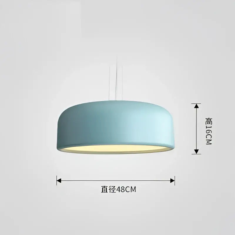 Modern matte green macaron ceiling chandelier with a smooth dome and warm yellow glow for living room decorbites colorful macaron