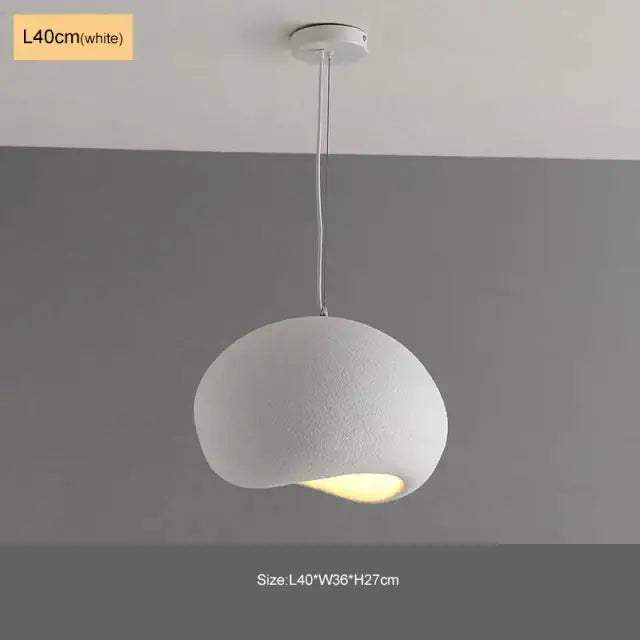 Modern matte white industrial wind chandelier pendant light with textured spherical design for bedroom decorbites light industrial