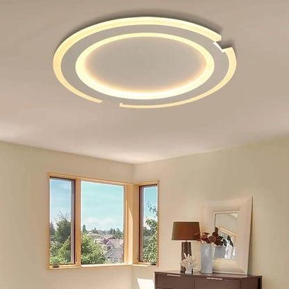 DecorBites™ DecorBites™ Modern Metal and Acrylic Circular Flushmount Ceiling Lights - Warm/White Indoor 9"/12"/16" Fixtures