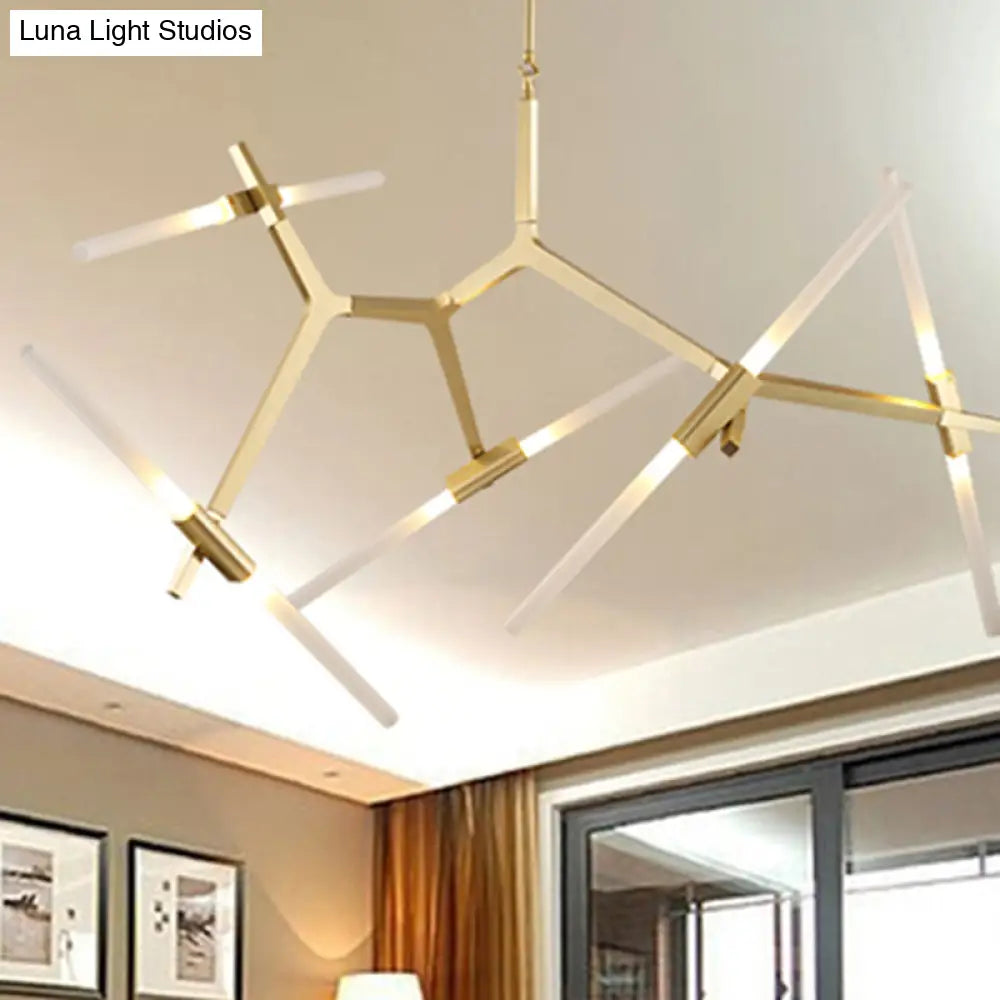 Modern Metal Branch Pendant Light Fixture for Hanging Ceiling