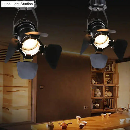 DecorBites™ DecorBites™ Modern Metal Flush Mount Spotlight with Adjustable Arm - Black Semi Flush Mounted Light