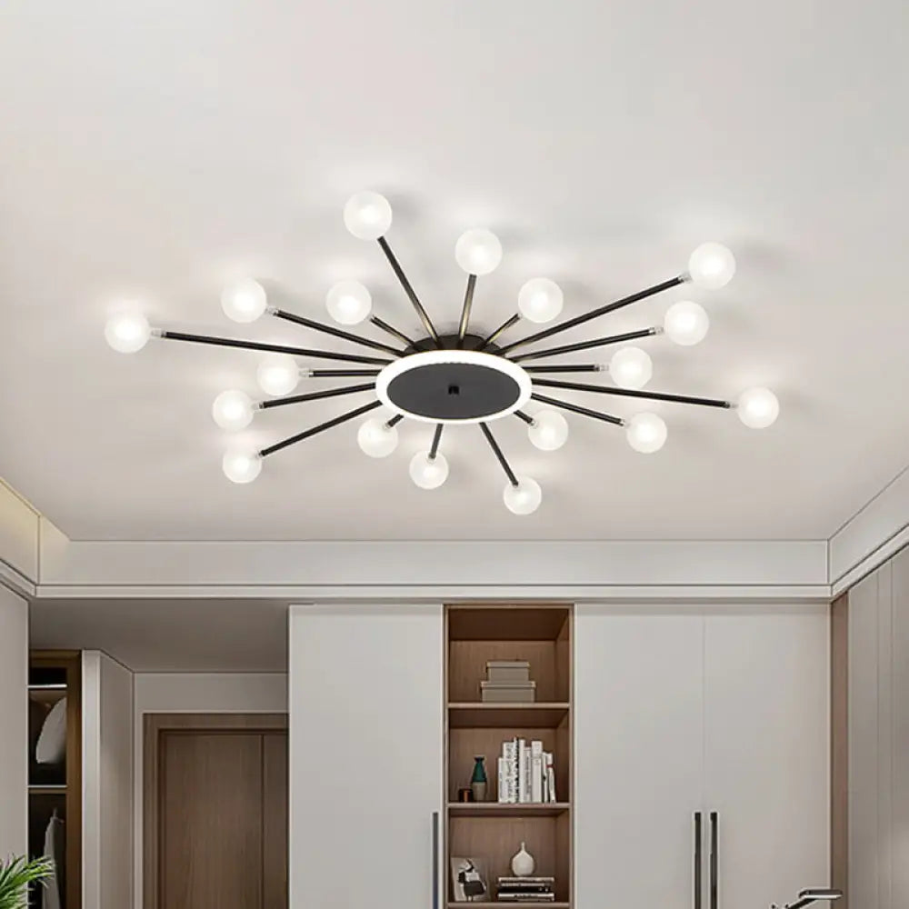 DecorBites™ DecorBites™ Modern Metal LED Close-to-Ceiling Light for Bedrooms