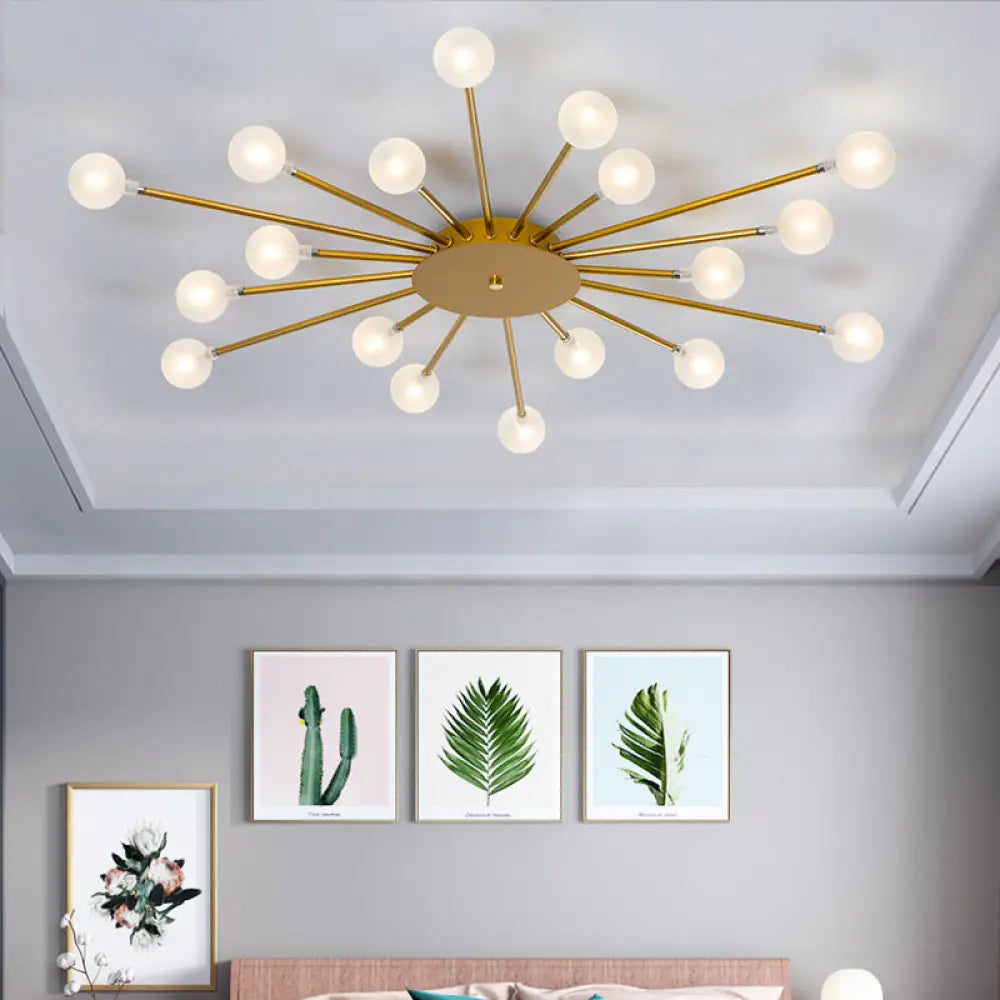 DecorBites™ DecorBites™ Modern Metal LED Close-to-Ceiling Light for Bedrooms