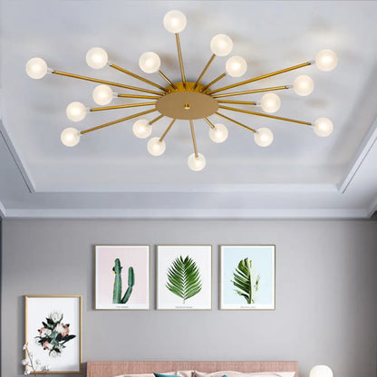 DecorBites™ DecorBites™ Modern Metal LED Close-to-Ceiling Light for Bedrooms
