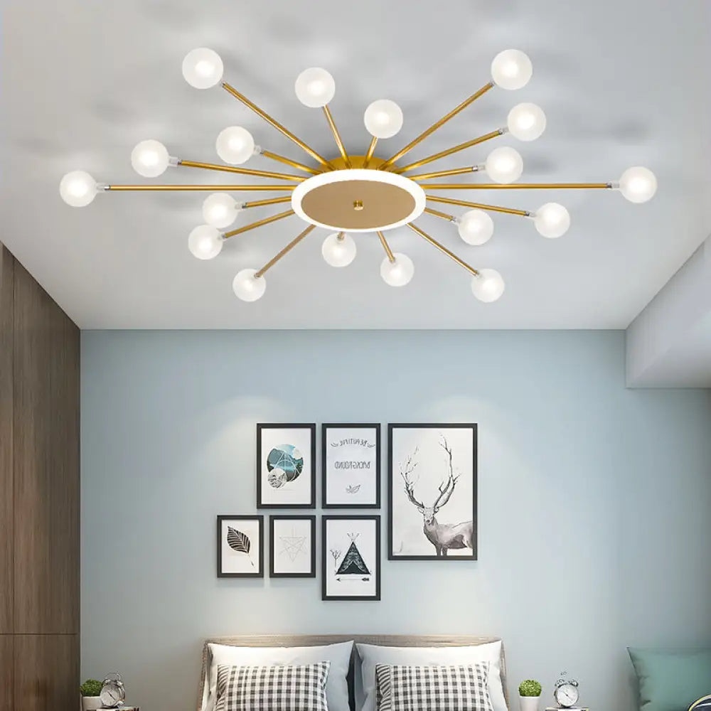 DecorBites™ DecorBites™ Modern Metal LED Close-to-Ceiling Light for Bedrooms