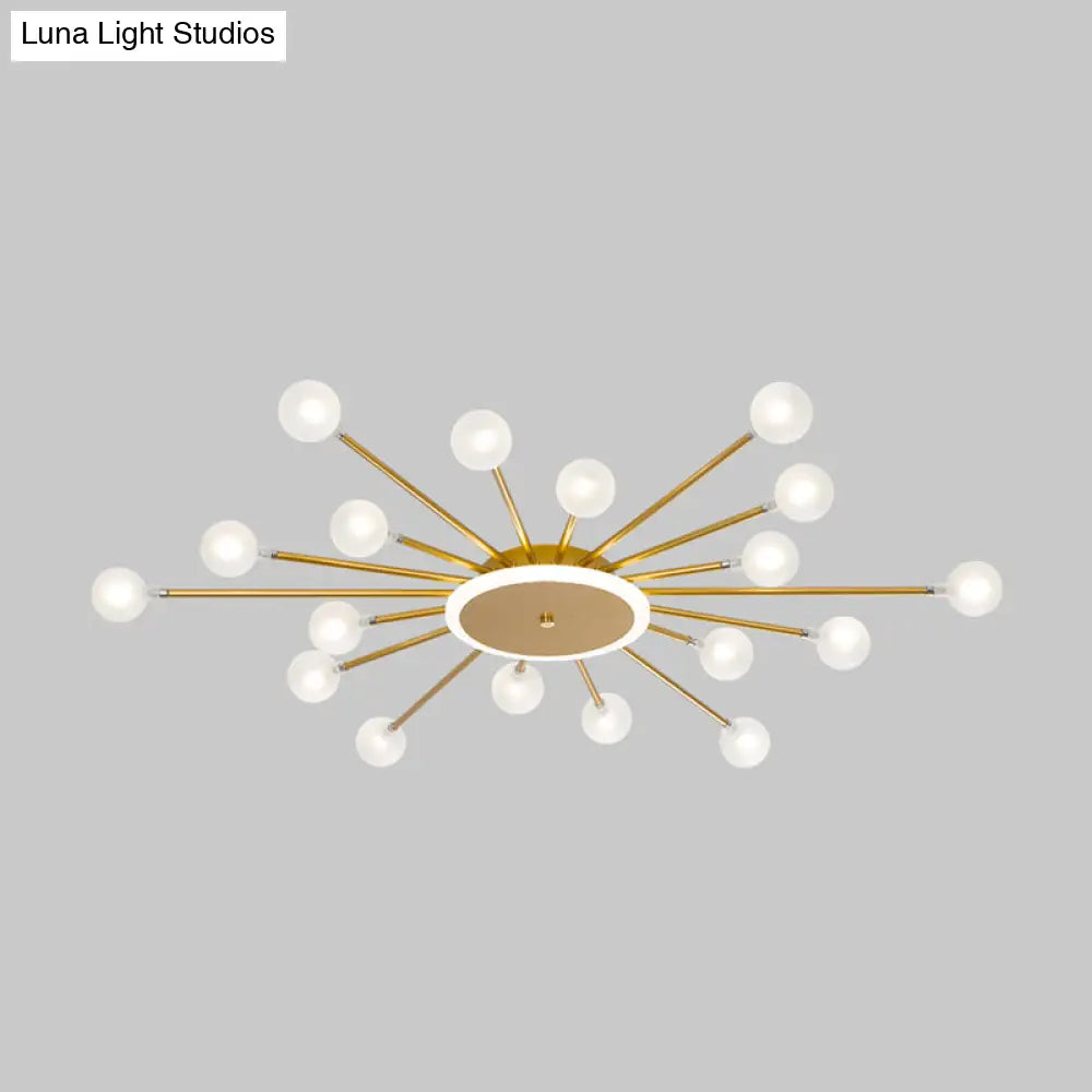 DecorBites™ DecorBites™ Modern Metal LED Close-to-Ceiling Light for Bedrooms