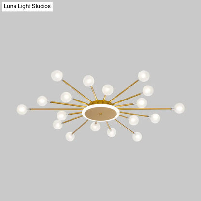 DecorBites™ DecorBites™ Modern Metal LED Close-to-Ceiling Light for Bedrooms