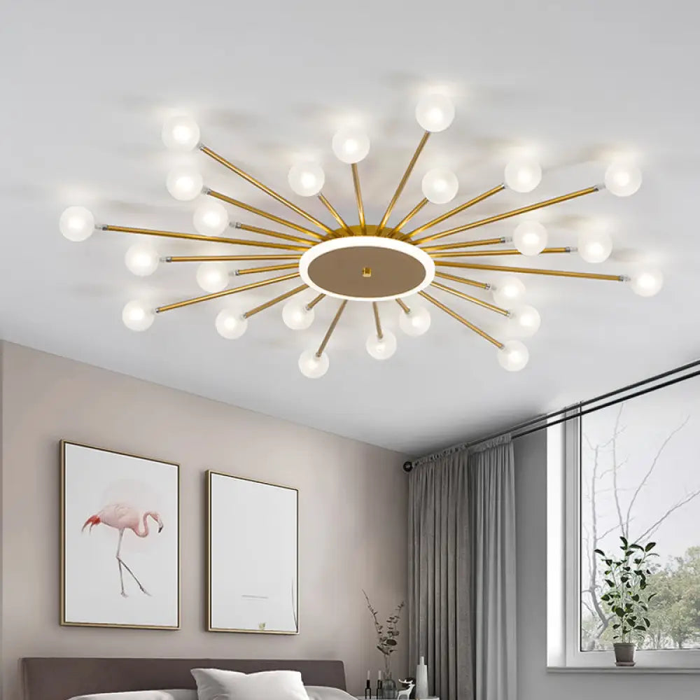 DecorBites™ DecorBites™ Modern Metal LED Close-to-Ceiling Light for Bedrooms