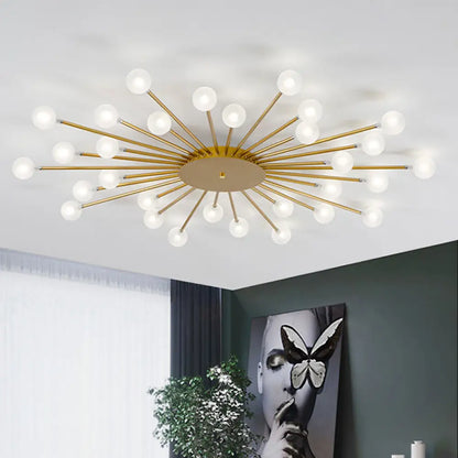 DecorBites™ DecorBites™ Modern Metal LED Close-to-Ceiling Light for Bedrooms