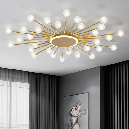 DecorBites™ DecorBites™ Modern Metal LED Close-to-Ceiling Light for Bedrooms