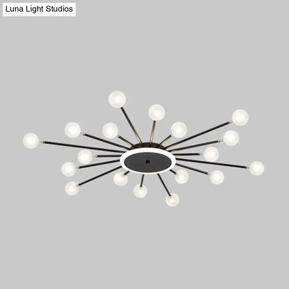 DecorBites™ DecorBites™ Modern Metal LED Close-to-Ceiling Light for Bedrooms