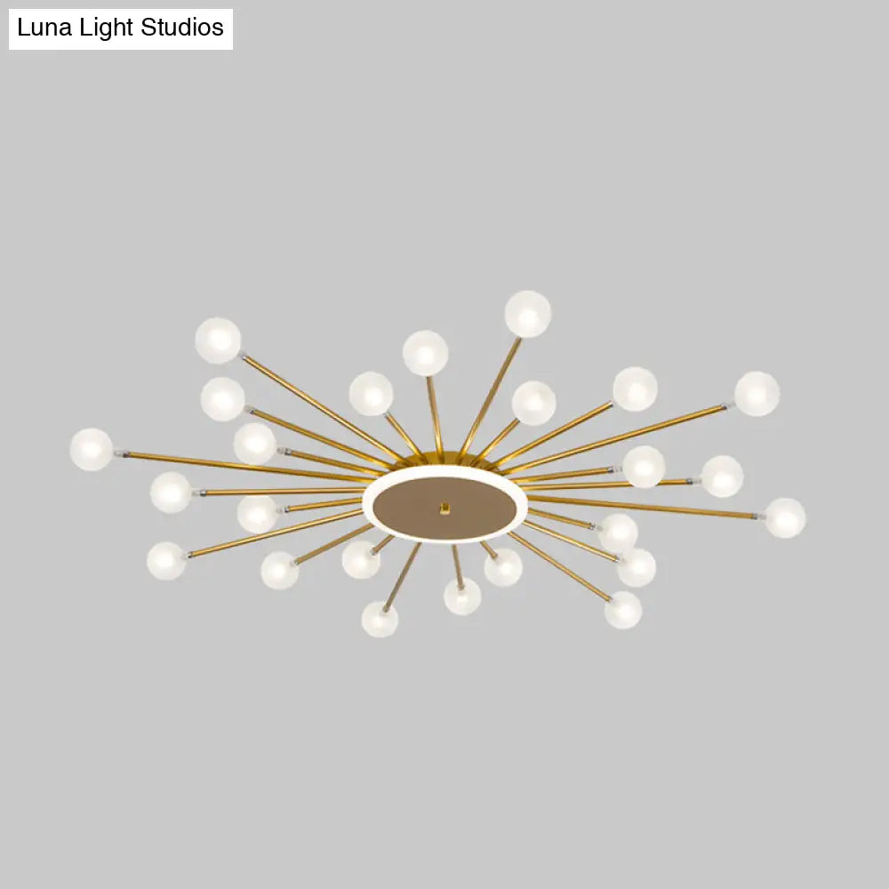 DecorBites™ DecorBites™ Modern Metal LED Close-to-Ceiling Light for Bedrooms