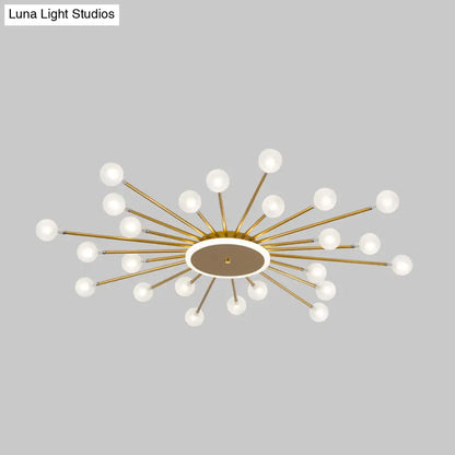 DecorBites™ DecorBites™ Modern Metal LED Close-to-Ceiling Light for Bedrooms