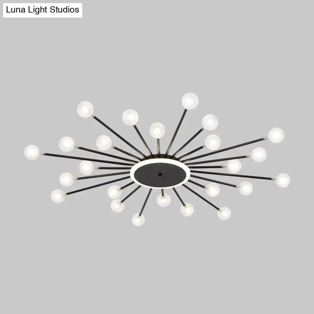 DecorBites™ DecorBites™ Modern Metal LED Close-to-Ceiling Light for Bedrooms