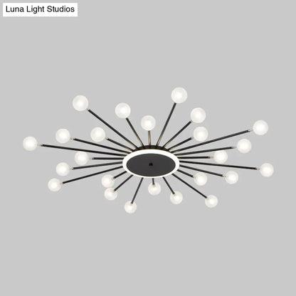 DecorBites™ DecorBites™ Modern Metal LED Close-to-Ceiling Light for Bedrooms