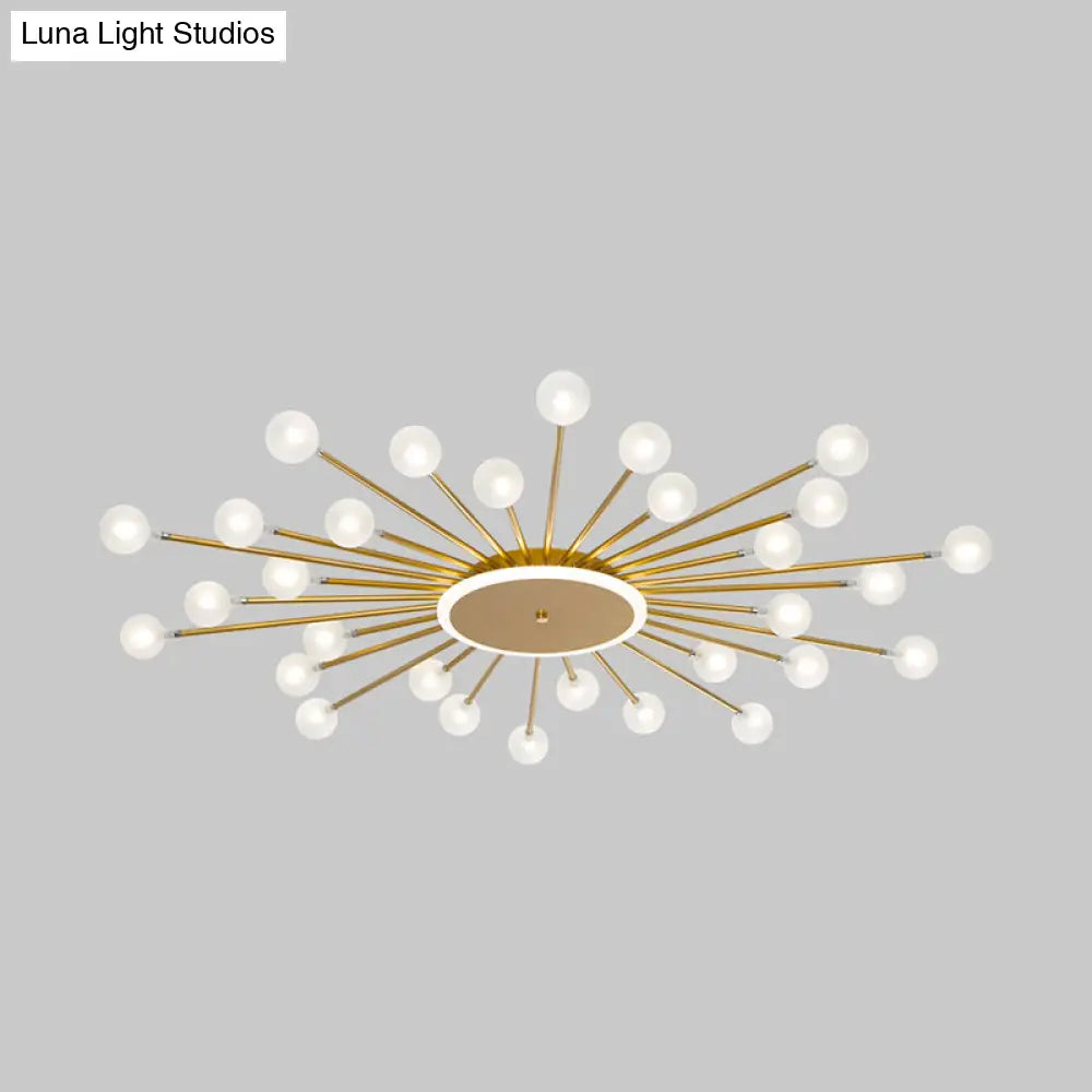 DecorBites™ DecorBites™ Modern Metal LED Close-to-Ceiling Light for Bedrooms