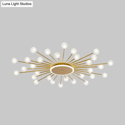 DecorBites™ DecorBites™ Modern Metal LED Close-to-Ceiling Light for Bedrooms